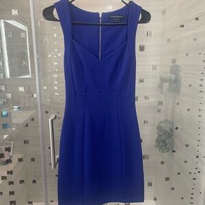 Elegant Blue Sleeveless Dress